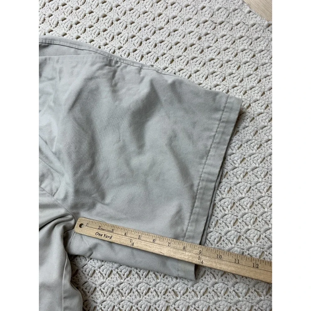 Nike Chino Shorts Mens Tag 34 Approx 32X9 Beige Pleated Front cotton‎ 192213